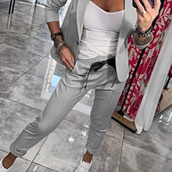 WW | Zweiteiliges Satz Obere Jacke & Elastische Hose
