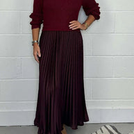 WW | Eleganter 2-In-1-Kleid-Pullover