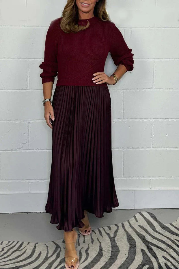 WW | Eleganter 2-In-1-Kleid-Pullover