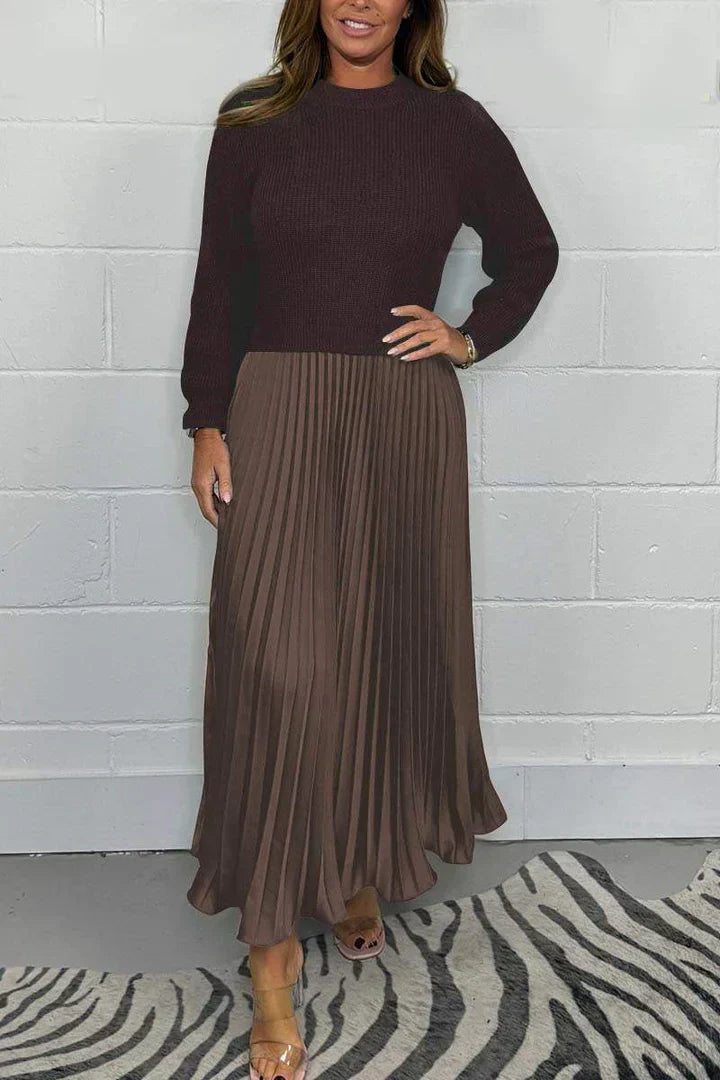 WW | Eleganter 2-In-1-Kleid-Pullover