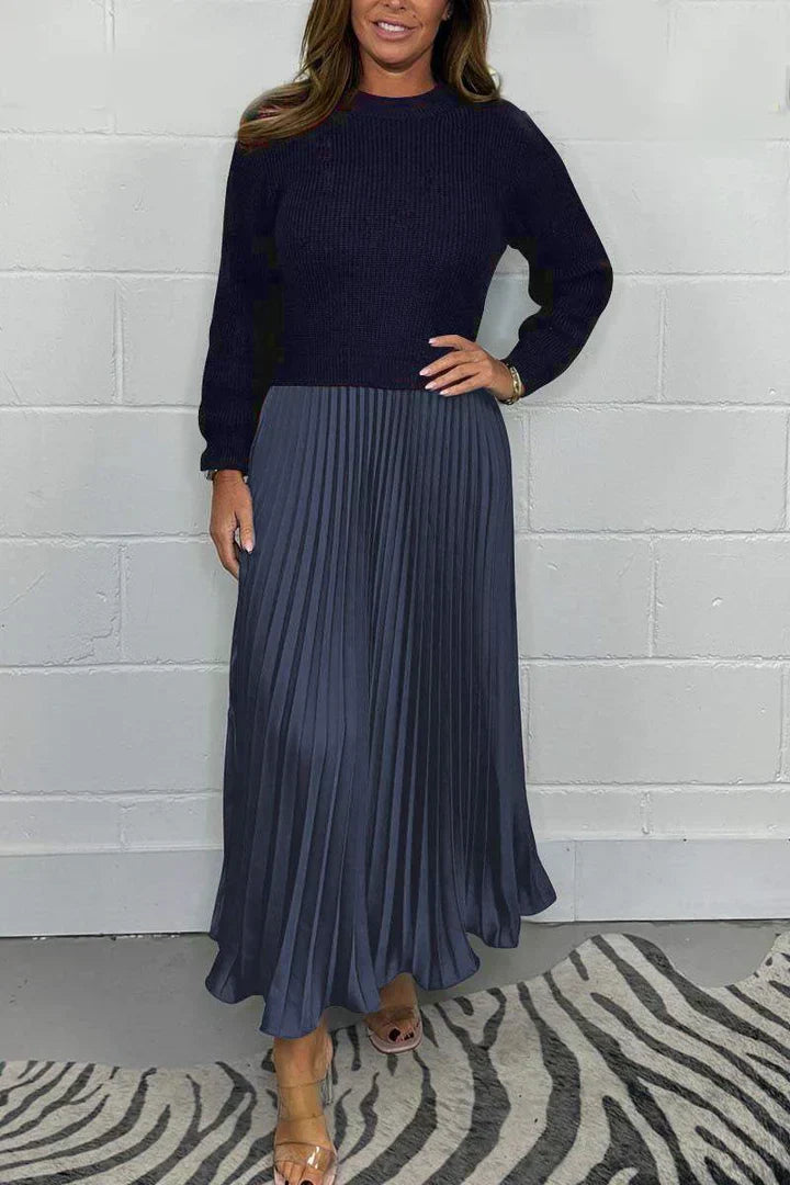 WW | Eleganter 2-In-1-Kleid-Pullover