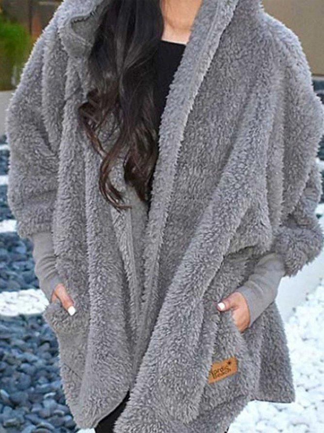 Wolff | Fake-Fur-Cardigan - Oversized-Damenjacke