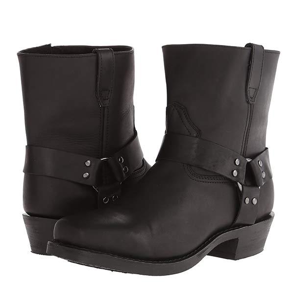 W&W Mode | Western Cowboy Stiefel Mit Seitlichem Reißverschluss Für Männer