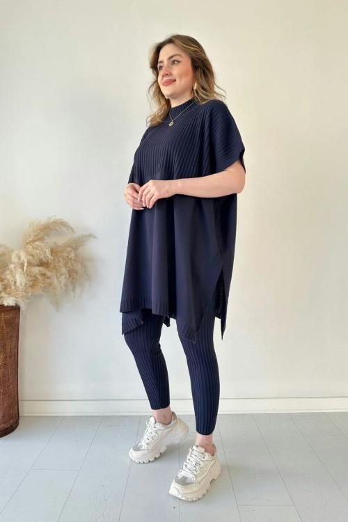 WW | Lockere Top Gestricktes T-Shirt