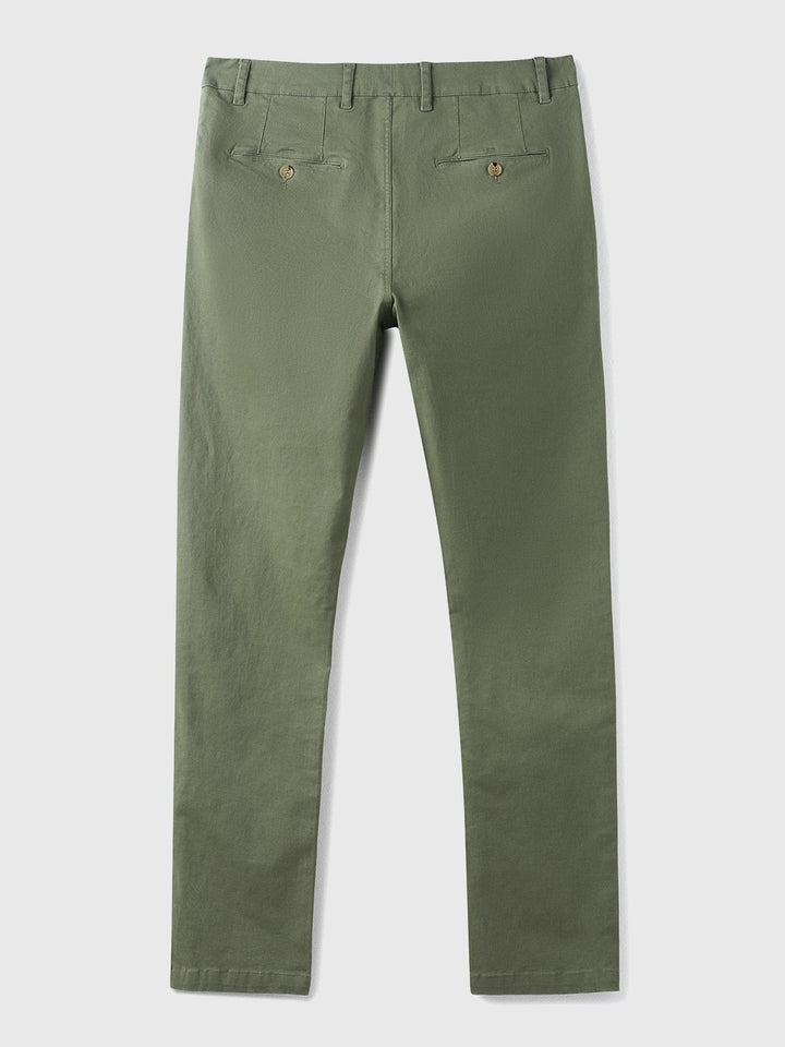 W&W Mode | Hochwertige, Dehnbare Herren Chino Hose Aus Pflegeleichtem Baumwoll Mischgewebe