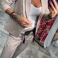 WW | Zweiteiliges Satz Obere Jacke & Elastische Hose
