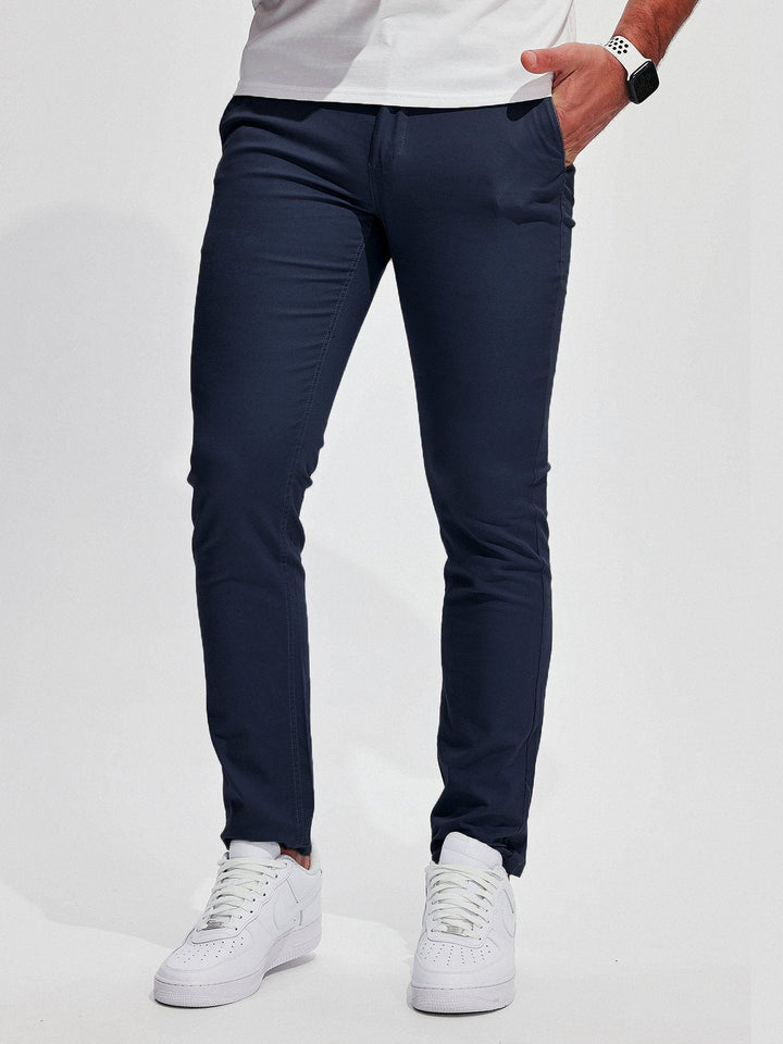 W&W Mode | Hochwertige, Dehnbare Herren Chino Hose Aus Pflegeleichtem Baumwoll Mischgewebe