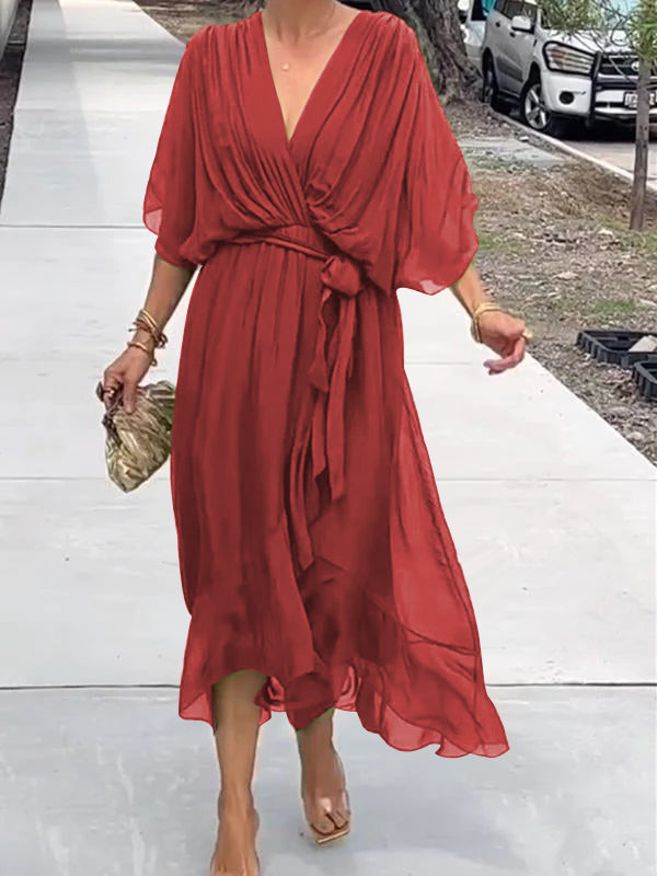 WW | V-ausschnitt Kleid
