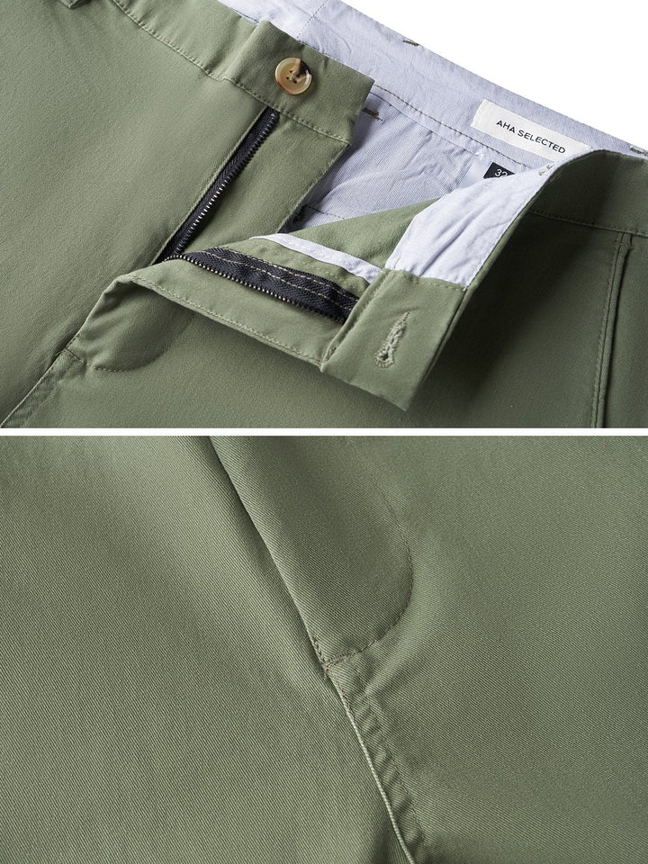 W&W Mode | Hochwertige, Dehnbare Herren Chino Hose Aus Pflegeleichtem Baumwoll Mischgewebe