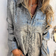 Metallische Bluse