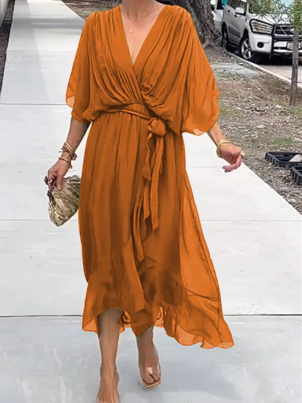 WW | V-ausschnitt Kleid