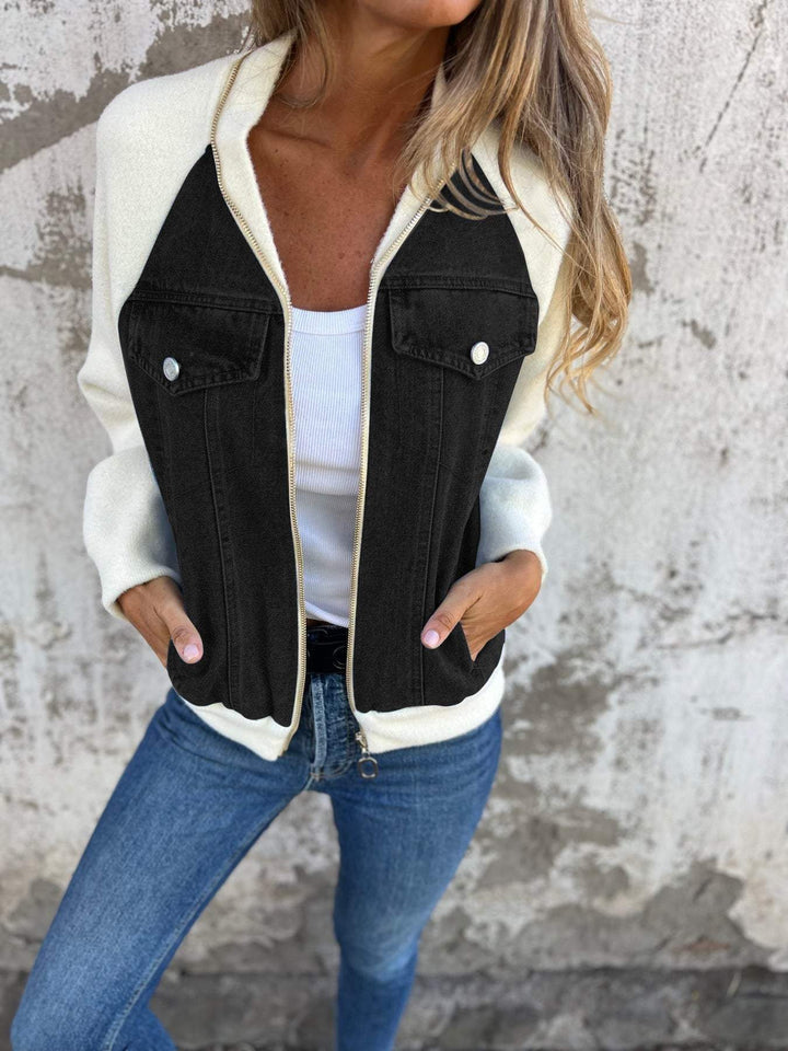 W&W Mode | Moderne Jacke mit Denim