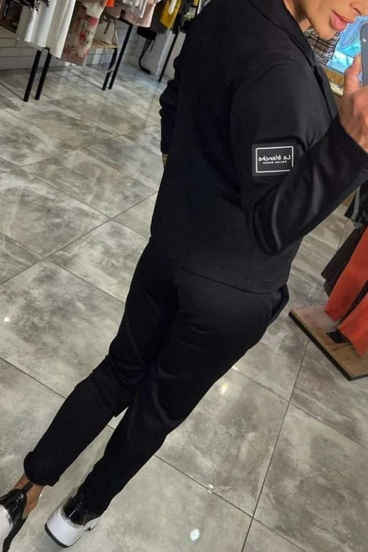 Damen Zweiteiler mit Jacke und elastischer Hose