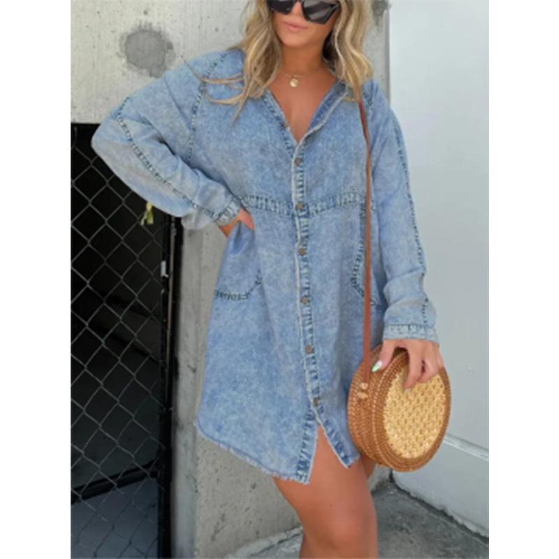 WW | Mini Jeanskleid Damen