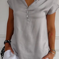 WW | T-Shirt mit zeitloser Eleganz V-Ausschnitt
