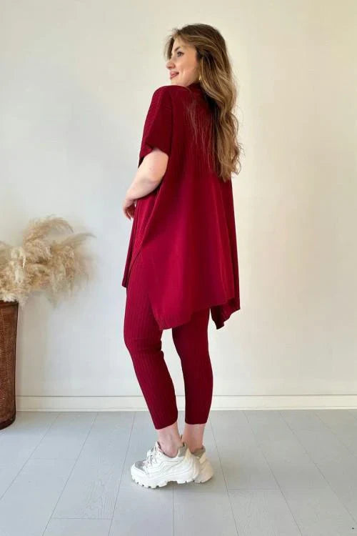 WW | Lockere Top Gestricktes T-Shirt