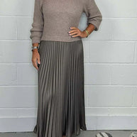WW | Eleganter 2-In-1-Kleid-Pullover