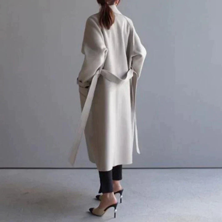 W&W Mode | Langer Trenchcoat Jas Kaschmir Damen