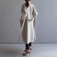 WW | Langer Trenchcoat Jas Kaschmir Damen