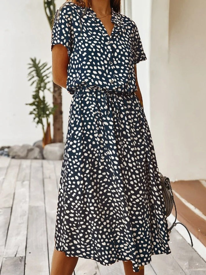W&W Mode | Elegantes Langarm-Winterkleid Für Frauen