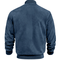 WW | Wildleder Retro Reißverschluss Herrenjacke Bomberjacke