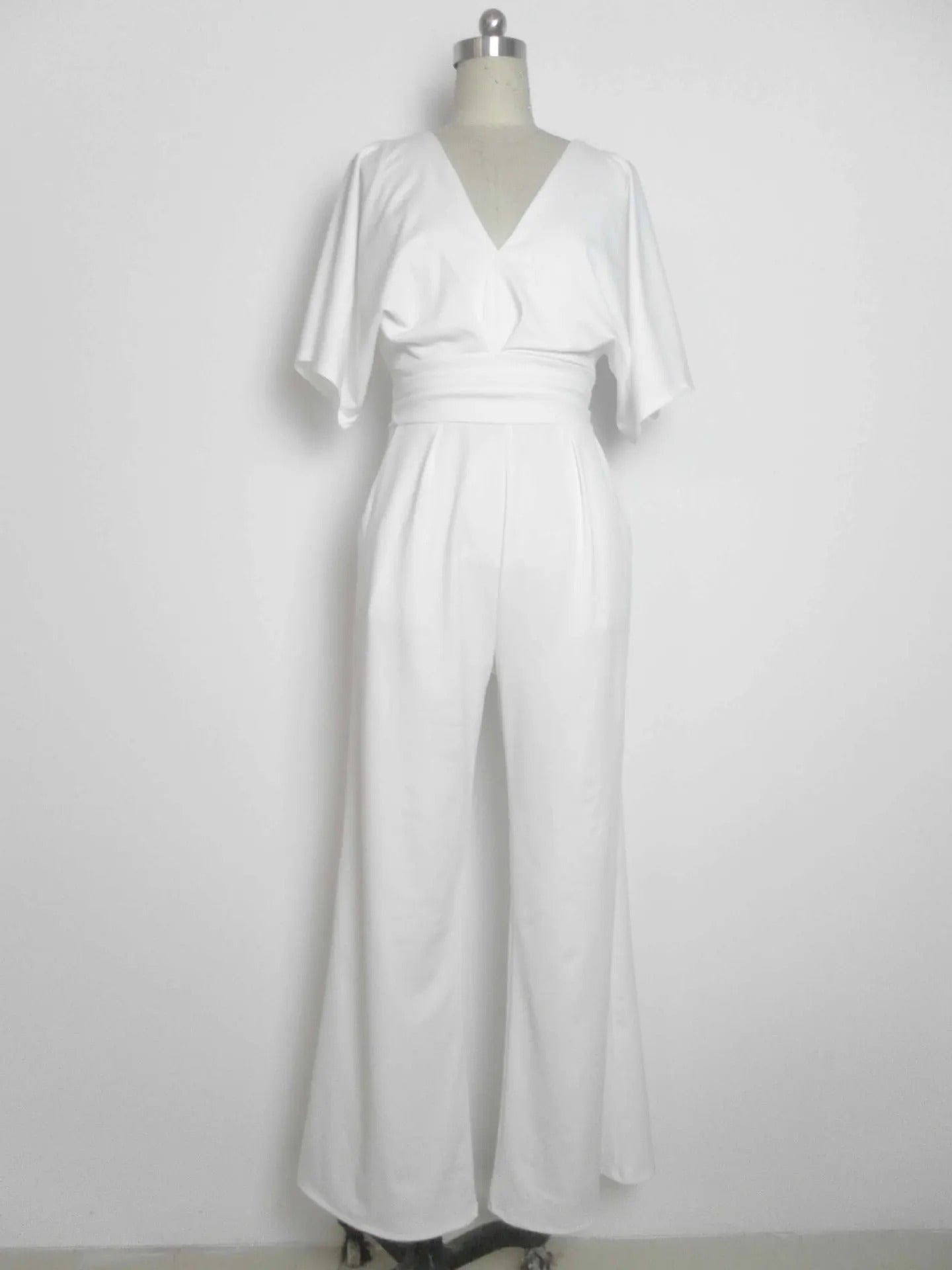 Eleganter V-Ausschnitt Jumpsuit