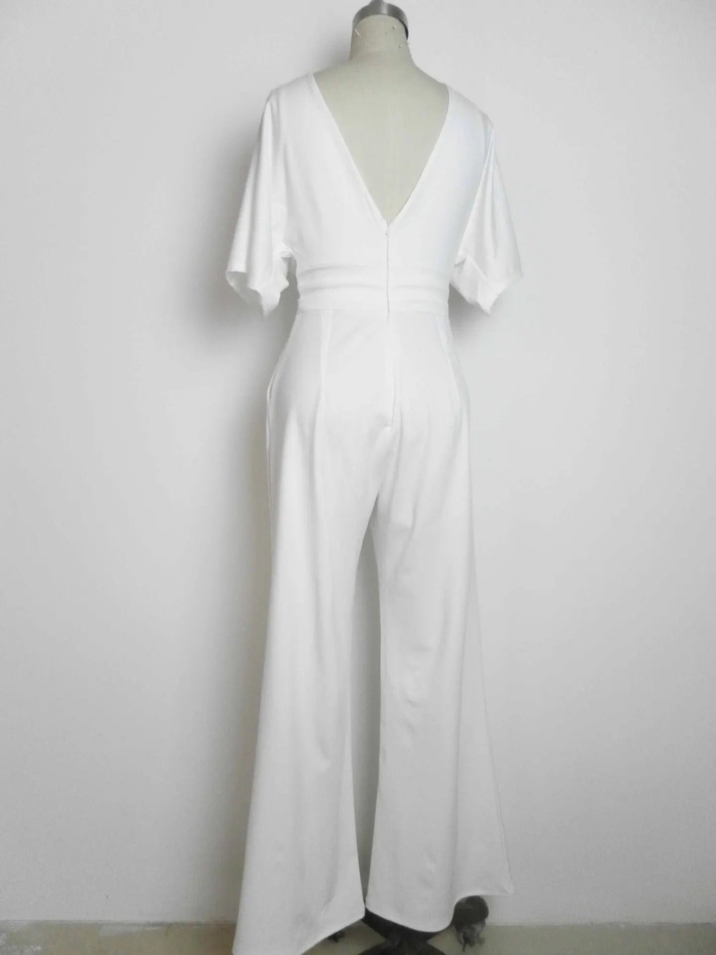 Eleganter V-Ausschnitt Jumpsuit