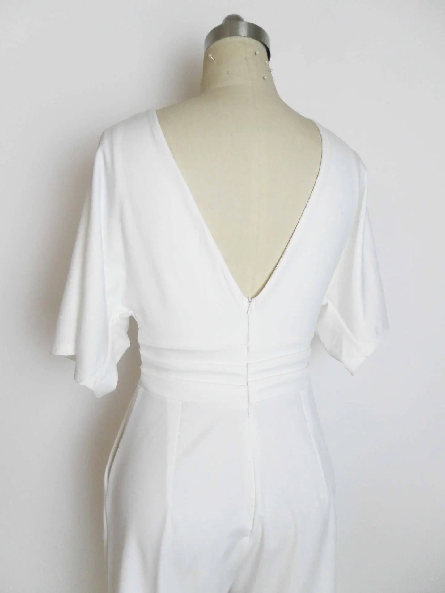 Eleganter V-Ausschnitt Jumpsuit