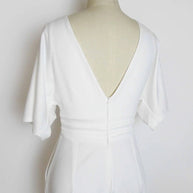 Eleganter V-Ausschnitt Jumpsuit