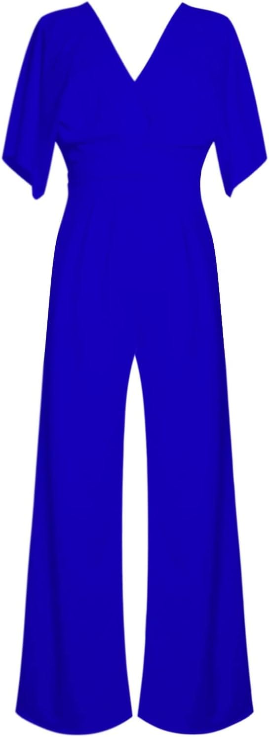 Eleganter V-Ausschnitt Jumpsuit