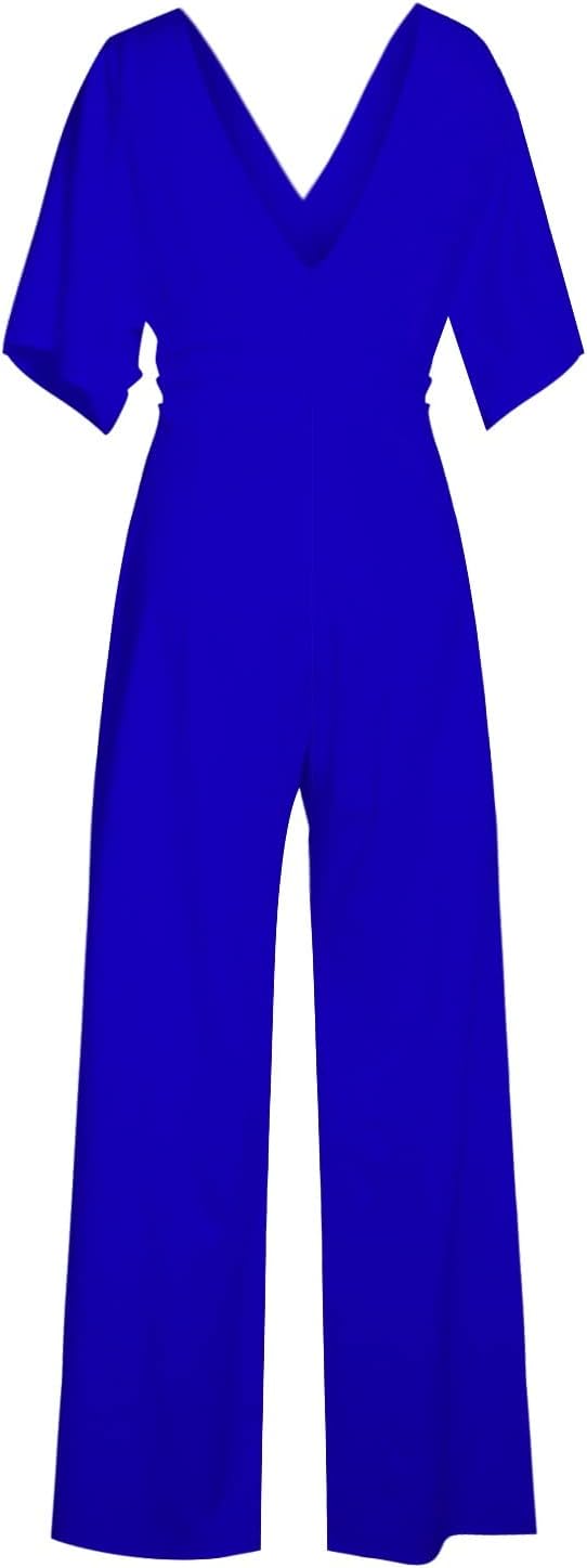 Eleganter V-Ausschnitt Jumpsuit