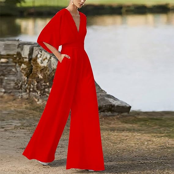 RoyalRipple V-Aura Jumpsuit
