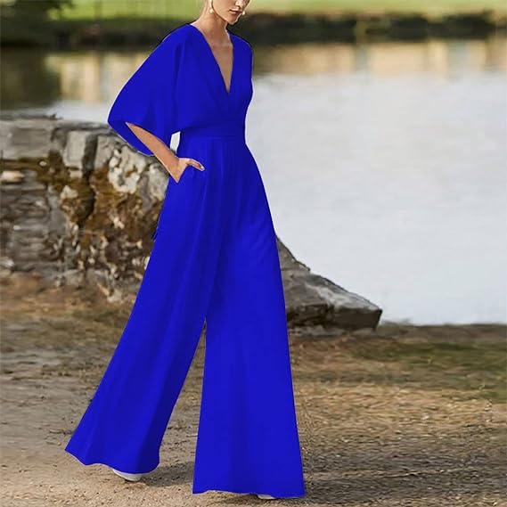 RoyalRipple V-Aura Jumpsuit