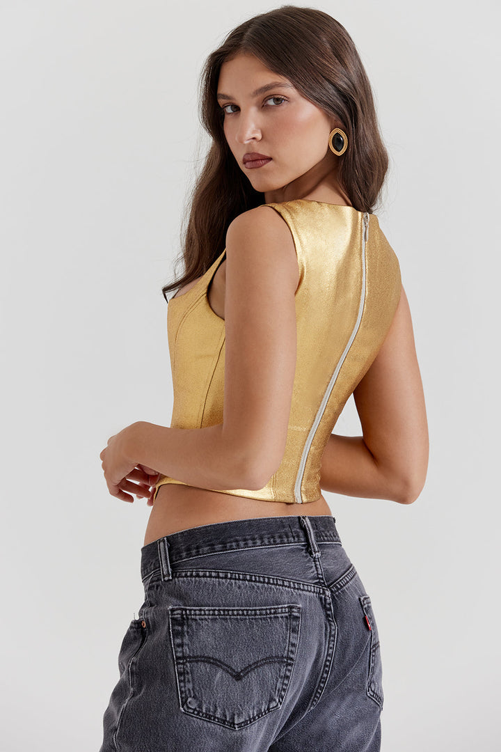 W&W Mode | Gold Korsett