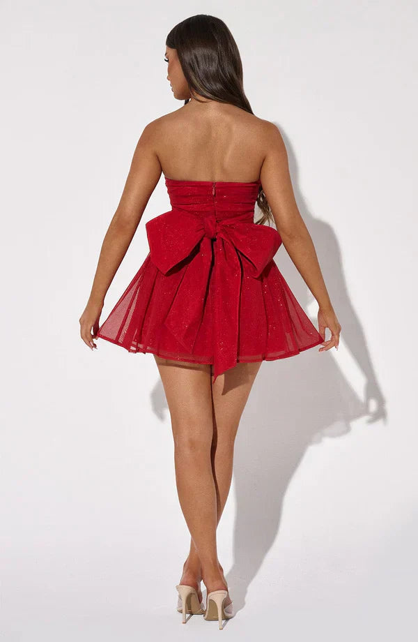 WW | Sexy Trägerloses Minikleid