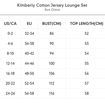 Kimberly™ - Lounge-Set aus Baumwoll-Jersey