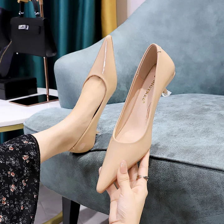 W&W Mode | Damen Kitten Heels Schwarz