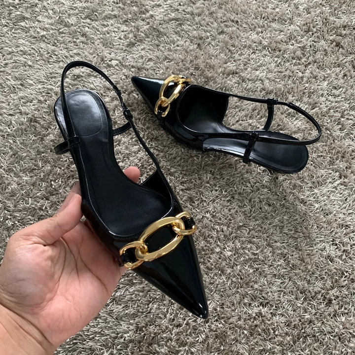 W&W Mode | Damen Kitten Heels Beige