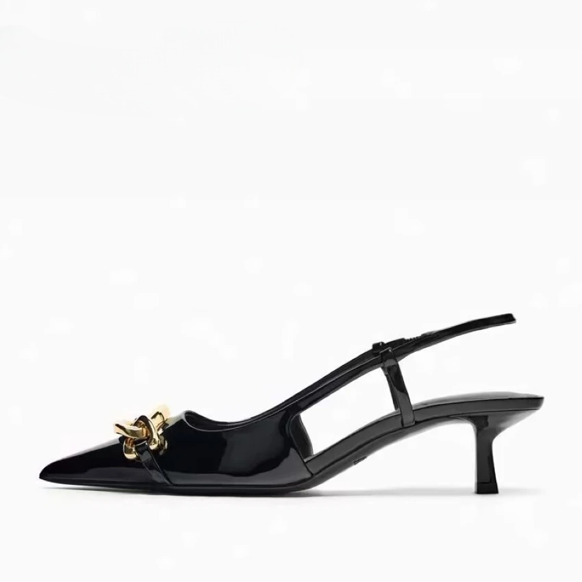 W&W Mode | Damen Kitten Heels Beige
