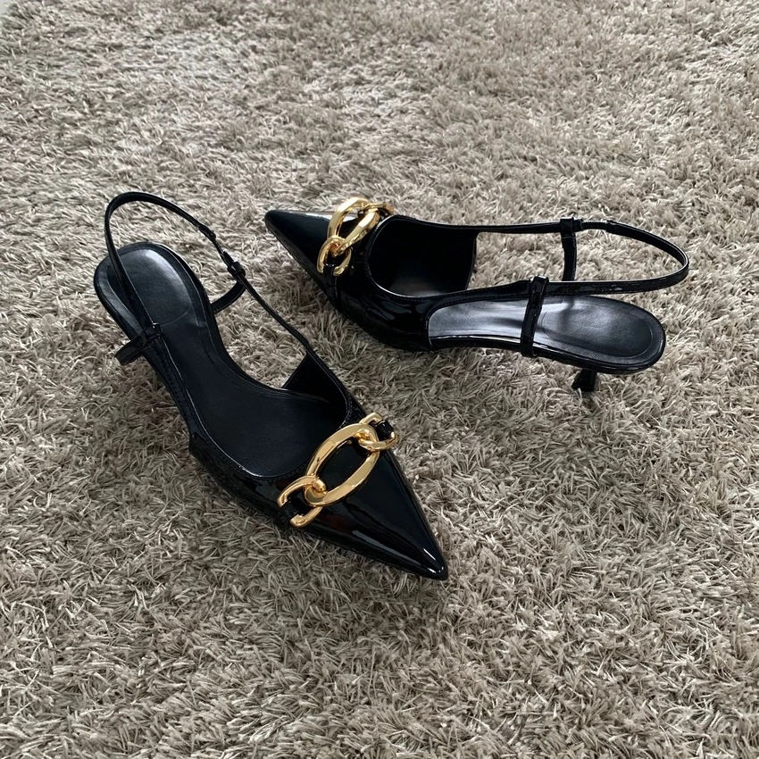 W&W Mode | Damen Kitten Heels Beige