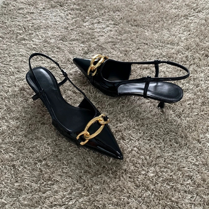 W&W Mode | Damen Kitten Heels Beige