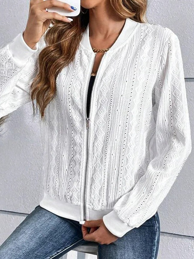 WW | Stilvolles Einfaches Damen Strickjacke
