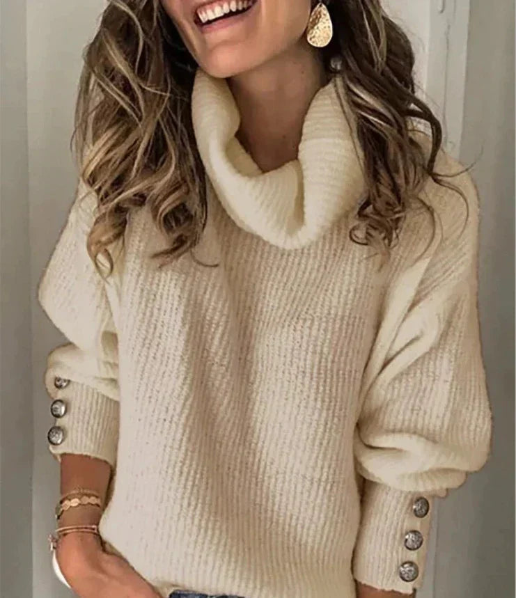 WW | Oversized Warme Damen Rollkragenpullover