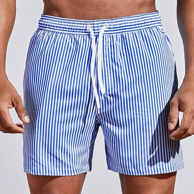 W&W Mode | Klassische Gestreifte Boardshorts