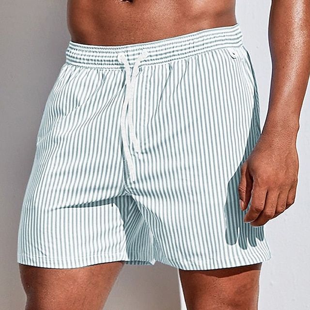W&W Mode | Klassische Gestreifte Boardshorts