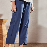 WW | Bequeme Weite Leinenhose für Damen