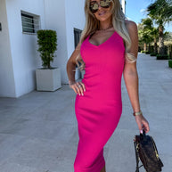 WW | Stilvolles Off Shoulder Crop Top und Midi Rock Set
