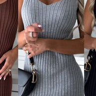WW | Two-Piece Set (Dress + Sweater) – Stylish and Comfortable