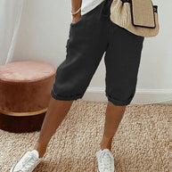 WW | Stylische Baumwoll Leinen Hosen Für Frauen