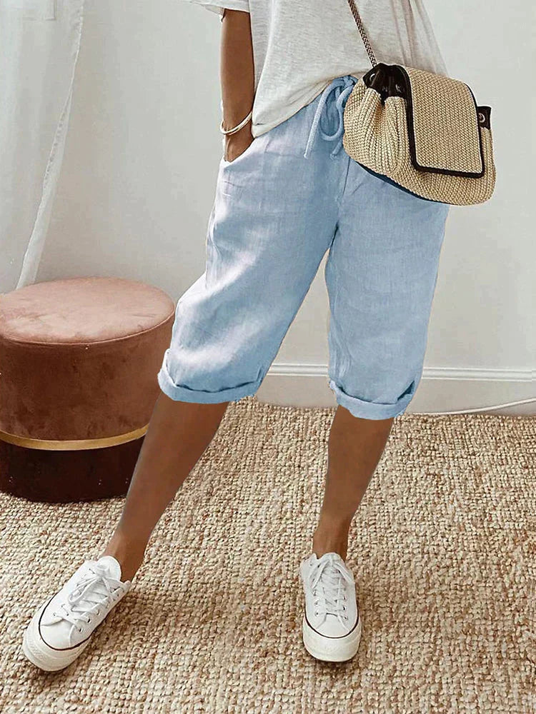 W&W Mode | Stylische Baumwoll Leinen Hosen Für Frauen